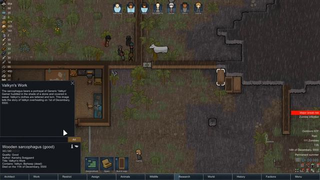 Somber, As We Stand Over Their Grave - RimWorld Zombieland Mod ep 10 смотреть онлайн