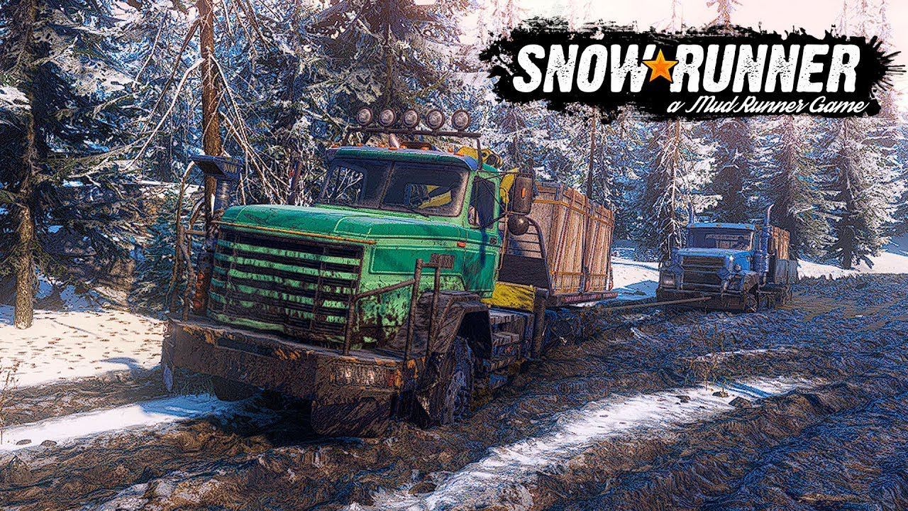 SnowRunner -  Амур 57% Нудное испытание. Надоела зима - в Амур бы летом. Грузоперевозки по Амуру