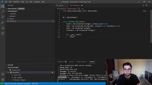 ? FLASK - REST API Simple con Python [ con SQLite y SQLAlchemy ] смотреть онлайн