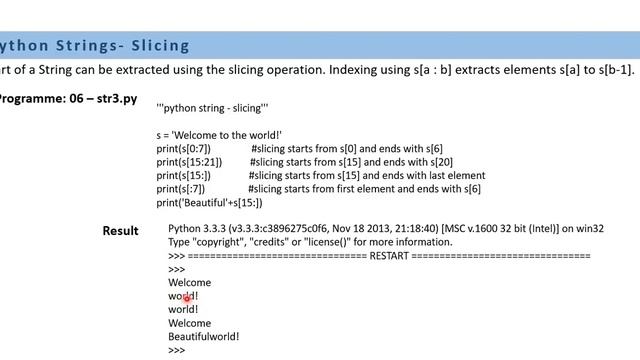 Lecture 03: Python string | Operations on String | String slicing | List | Operations on List смотреть онлайн