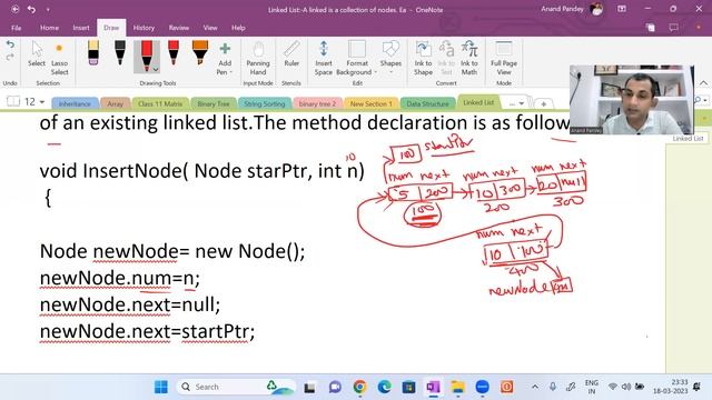 Linked List's Questions-III (To insert a node at the beginning and at the end) смотреть онлайн