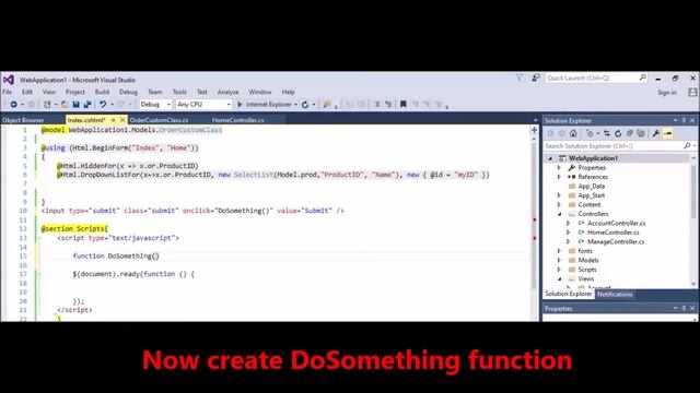 MVC jQuery Get selected value from drop down list in few seconds смотреть онлайн