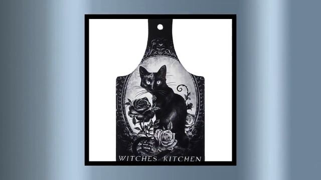 Alchemy Gothic Cat's Kitchen Cutting Board at NicheNoire смотреть онлайн