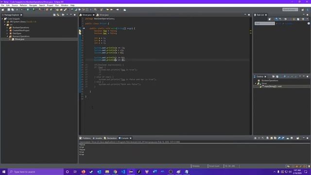 Boolean Operations | Code Snippets 5.1 смотреть онлайн