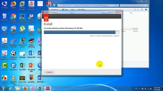 How to Install PhotoShop CC 2017 64bit & Creck Full On Window7 смотреть онлайн