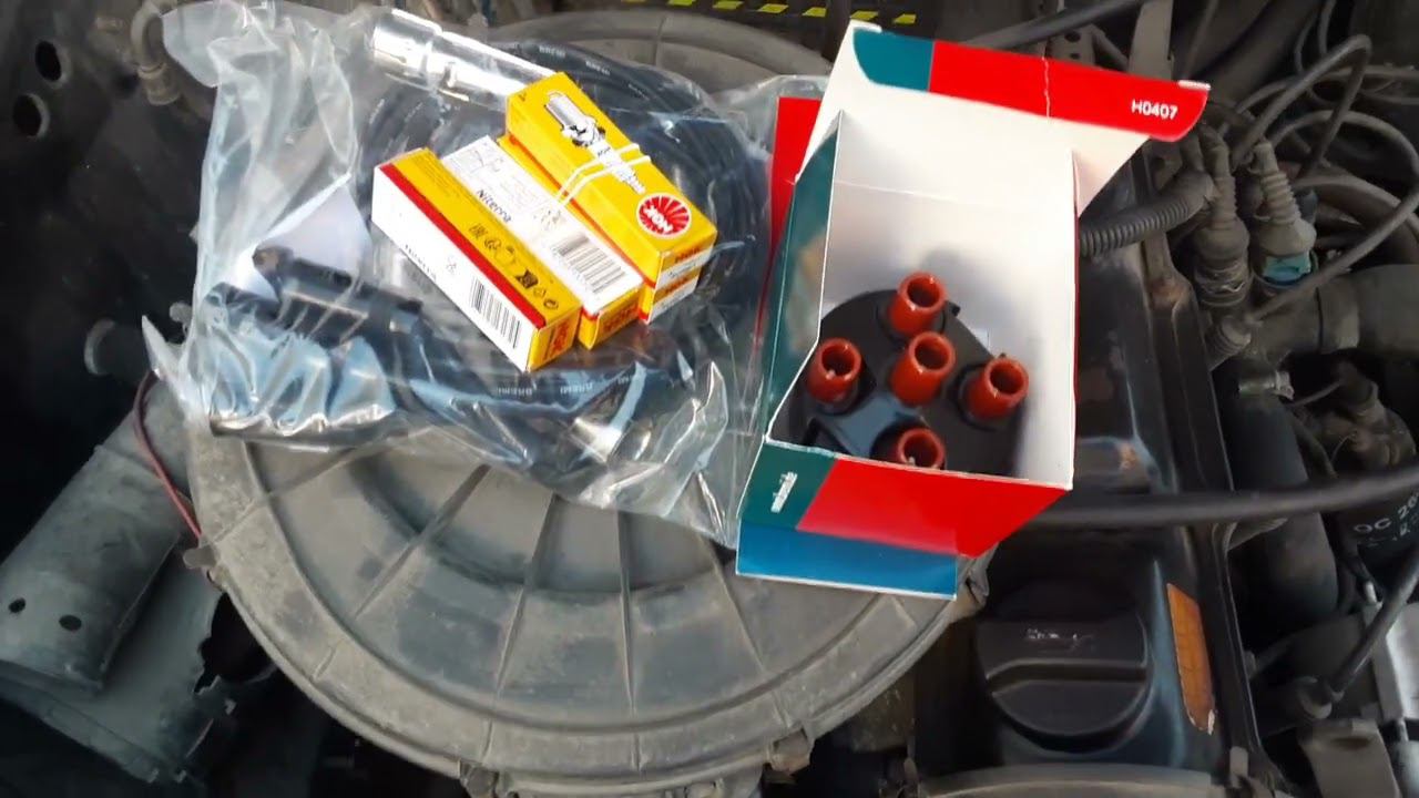 Замена свечей, замена высоковольтных проводов на ауди 80 В3 смотреть онлайн