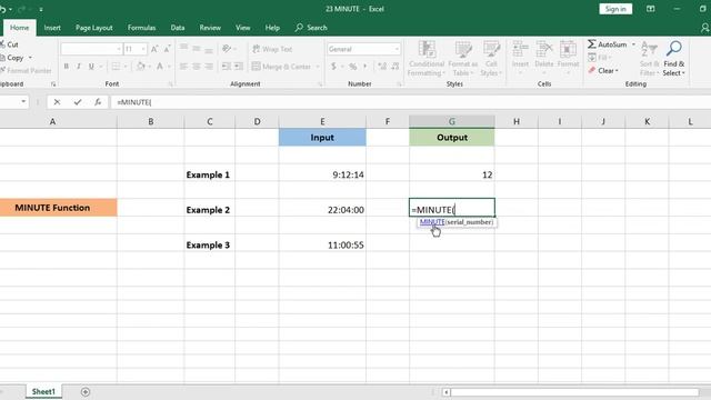 How to Use Excel Minute Function in Office 365? смотреть онлайн