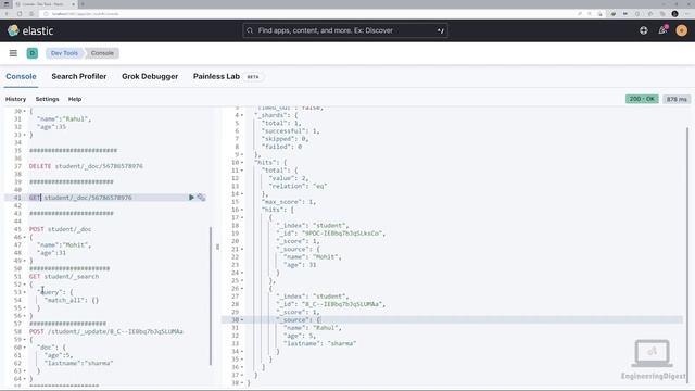 The CRUD Operations in Elasticsearch смотреть онлайн