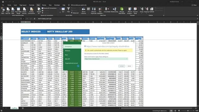 NSE Live - Excel Sheet || Free Download смотреть онлайн