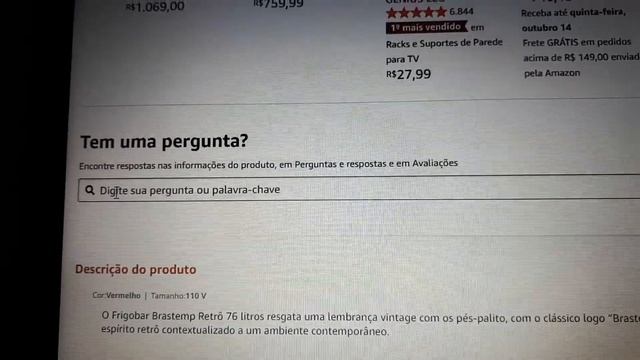 Frigobar Brastemp Retrô 76 litros Amarelo - BRA08BY 110V! смотреть онлайн