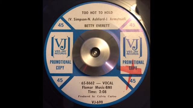 Betty Everett - Too Hot To Hold смотреть онлайн