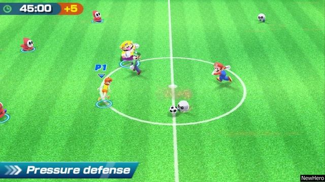 Mario Sports Superstars - Daisy/Wario Vs. Luigi/Mario смотреть онлайн