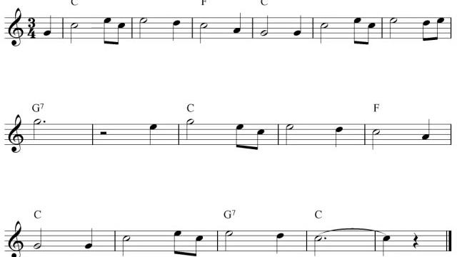 Amazing Grace, easy flute sheet music score смотреть онлайн