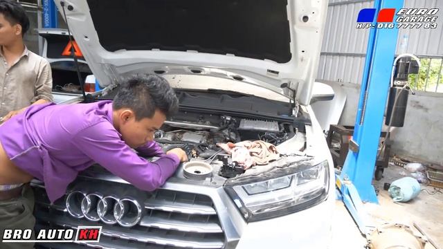 Audi Q7 2014 Water Pump Replacement | Auto Car Repair / BRO AUTO KH смотреть онлайн