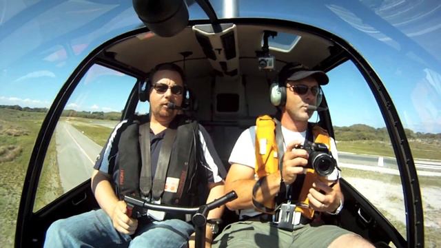 Robinson R44 Helicopter flight to Rottnest Island, Western Australia смотреть онлайн