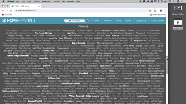 Export a PNG with transparent background from Blender
