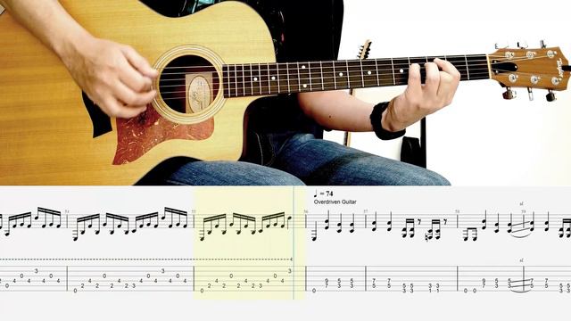 WASTING LOVE - Iron Maiden: FULL guitar cover + TAB смотреть онлайн