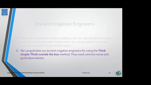 Water Forum: Eng. A J P Ponrajah Remembrance Lecture смотреть онлайн