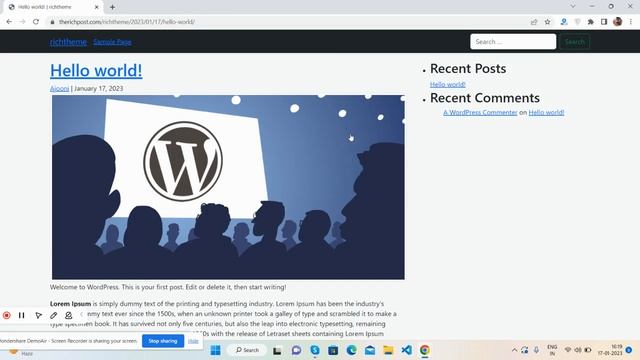 WordPress Bootstrap 5 Free Theme Demo 1 смотреть онлайн