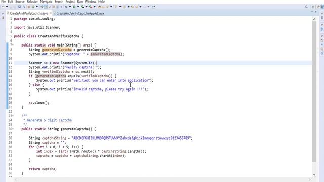 Captcha Component: How to create and validate captcha using Java смотреть онлайн