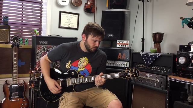 Epiphone Les Paul Custom Pro Review/Demo смотреть онлайн