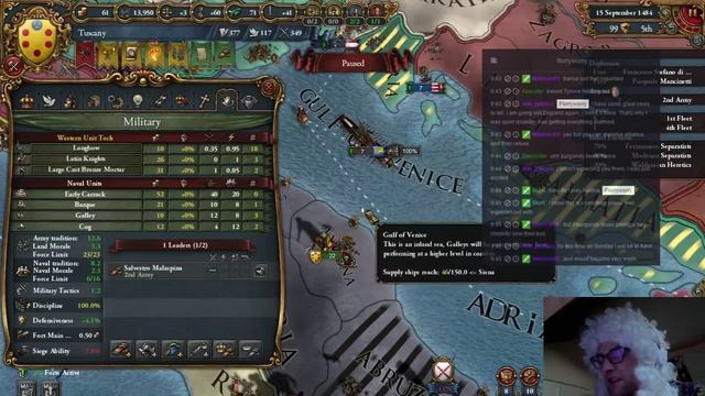 Let's Play Europa Universalis IV: Common Sense as Tuscany [6] "Venetians are so Stupid" смотреть онлайн