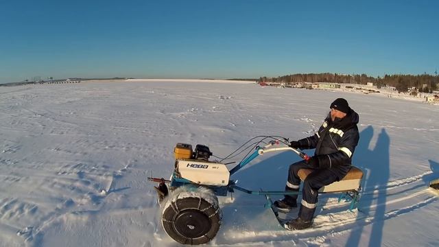 Мотобуксировщик Часть 6 Колёса автомобильныё смотреть онлайн