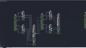 Интерактивное выравнивание соединений электрических схем