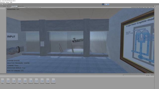 Unity - RBMK reactor cores don't explode! #4 (Making a basic nuclear power plant simulation game) смотреть онлайн