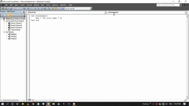 Pro Microsoft Excel VBA Tutorial Course | Writing Your First Code into EXCEL VBE | Part - 6.1 | смотреть онлайн