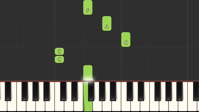 Happy Birthday To You - Super Easy Piano Tutorial смотреть онлайн