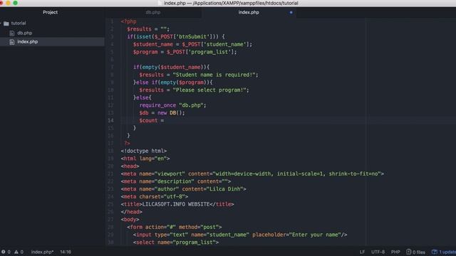 4 - Perform CRUD TO DATABASE смотреть онлайн