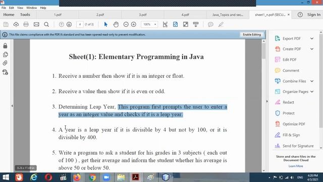 Section_1 Online-How to write program in Java- mathematical operation-condition -loops in java смотреть онлайн
