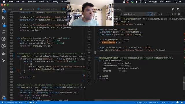 Live Coding - Moleculer Go - Websockets Gateway #Golang #microservices #livecoding #Websockets