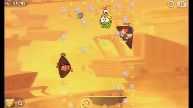 Cut the Rope 2 - Level 67 (3 stars, 83 fruits, 3 stars + don't use Lick's help) смотреть онлайн