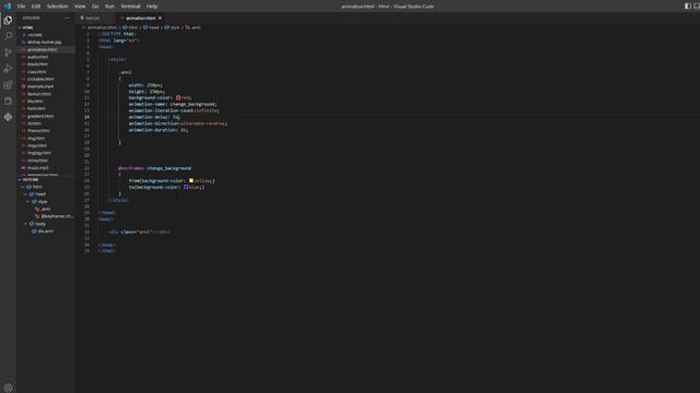 css animation || how to make animation in css || css me animation kaise banay @keyframes in css смотреть онлайн