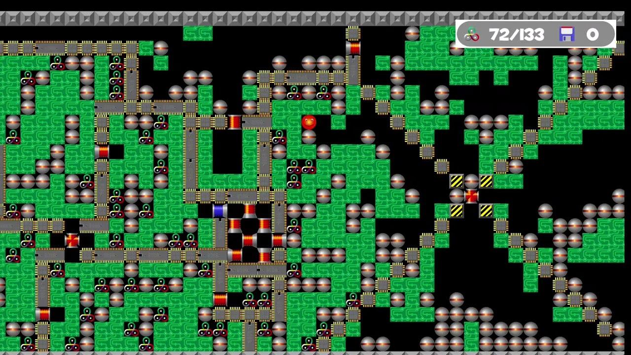 Supaplex (level 27): ONCE AROUND / Супаплекс (уровень 27)