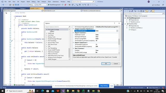 Free code coverage tool in Dot Net 6 March 2023 || Fine Code Coverage || Unit Testing in VS 2022 смотреть онлайн