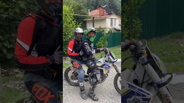 Хард эндуро ? Вдвоём на одном мотоцикле смотреть онлайн