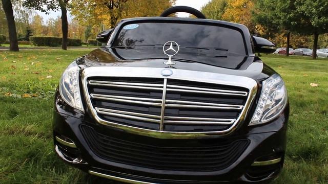 Детский электромобиль Мерседес S600 в интернет-магазине www.toys01.ru смотреть онлайн