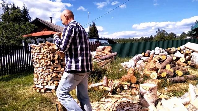 Круглая поленница "ротонда" Как сложить смотреть онлайн