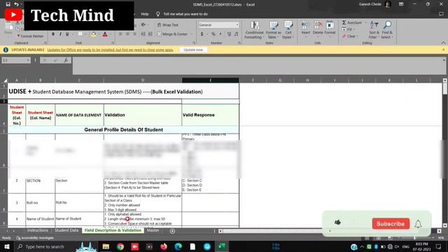 sdms excel file upload and validate all problem solved смотреть онлайн
