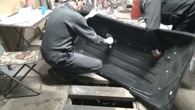 Покраска рамы и подшивка волокуши смотреть онлайн