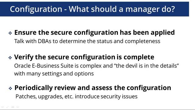 The Manager's Guide to Securing the Oracle E-Business Suite смотреть онлайн
