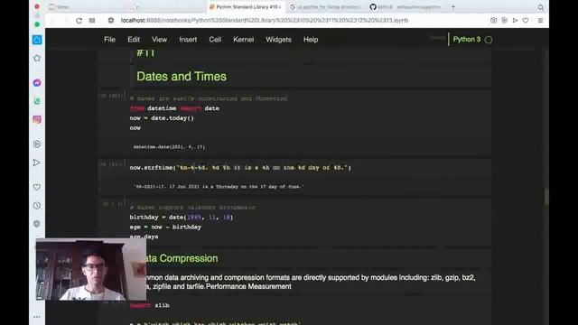 Dates & Times with Python ? смотреть онлайн