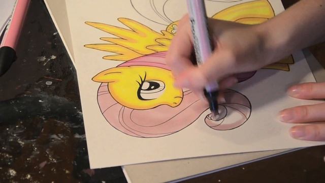 Speed painting MLP 5 of 6 - Fluttershy смотреть онлайн