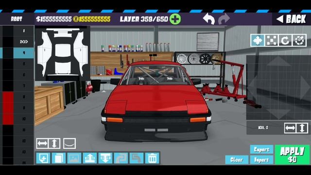 FR LEGENDS | LIVERY TOYOTA COROLLA LEVIN AE86 GT-APEX (RED)