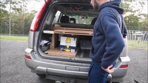 Foldable bed Nissan X-trail