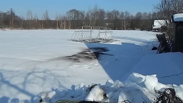 Огород#1.Весна! Первый выход в огород. смотреть онлайн