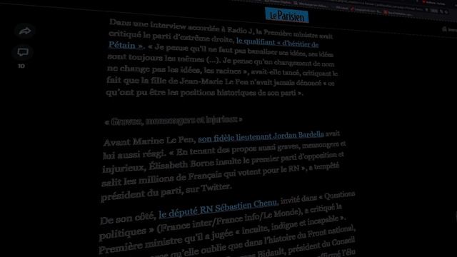 LE RN HÉRITIER DE PÉTAIN POUR ÉLISABETH BORNE.. BAH MON COCHON смотреть онлайн